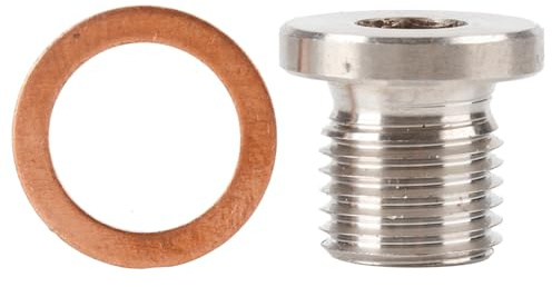 VOBOR O2-Sauerstoffsensor-Stecker, Sauerstoff-Blindstopfen M12 1,25 Mm, Sauerstoff-O2-Lambda-Sensor-Blindstopfenkappe Bang Motorräder Autos Zubehör