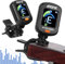 GETBSTOOP Guitar Tuners Clip-On Tuner, Foldable Rotatable Guitar Accessories with Lcd Display, Guitar Tuner Clip on for Guitar Bass ukuleles Violin