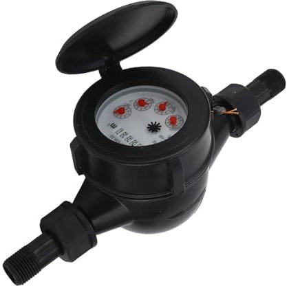 Wasserzähler, DN15 Kubik-Trockenwasserdurchflussmesser 15 mm Magnetkupplungsgetriebe Kaltwasserzähler für den Innen- und Außenbereich
