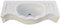 BISCOTTINI Lavabo de mármol blanco 70x33x17 cm - Lavabo de exterior e interior - Lavabo de apoyo de mármol - Fregadero de cocina y baño - Lavabo piedra Estilo clásico