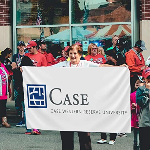 Garten Flaggen Case Western Reserve University Fahne Uv-Beständig Personality Flag Durable Gartens Banner Für Party Parade Extérieur 90X152CM