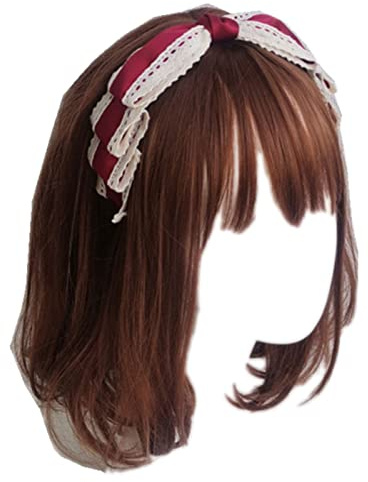 Bbajszx Stirnband, Kopfbedeckung, Mädchen Kopfschmuck, Schleife, Haarschmuck, niedliche Stirnbänder für Cosplay, Mottoparty, Haarreifen