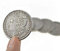 ZQION Acciaio Morgan Dollar (3,8 cm Dia) Moneta Trucco Magico Moneta Apparire/Scomparire Monete magiche Stadio illusioni Accessori mago, 10 pz/lotto