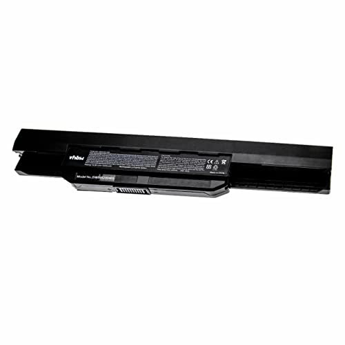 vhbw Batterie Compatible avec ASUS X53E-XR2, X53E-XR3, X53S, X53S (2011 Model), X53SD (2011 Model) Ordinateur Portable (5200mAh, 10,8V, Li-ION)