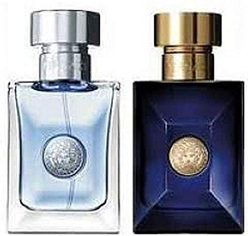 Versace Unisex Adult Dylan Blue Man + Pour Homme EDT 30ml Set 2 Piezas Sneaker, Black, A Size