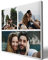 wandmotiv24 Leinwandbild 260 g/m ² - Foto-Collage mit 3 Fotos - Fotogeschenk - Geschenk für Freunde und Familie - Kunstdruck quadratisch 30x30cm (BxH) - M0002