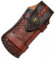 ChengBeautiful Leather Scabbard Leather Folding Knife Cover Scabbard Belt Carving Storage Bag Outdoor Crafting Knife DIY Parts (Color : Brown, Size : 13x6cm)