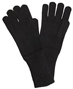 s.Oliver Damen Handschuhe, Schwarz, M EU