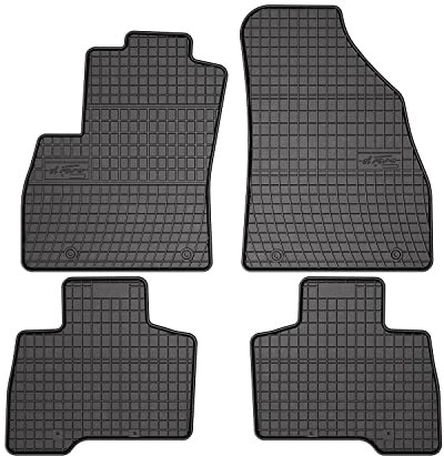 Fußmatten Automatten kompatibel mit FIAT Qubo Fiorino III 2008-2023 OMAC Antirutsch Gummimatten Schwarz