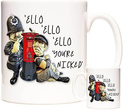 KAZMUGZ ELLLO ELLO Police Officer Mug - Gift for Police Officers. Dishwasher and Microwave Safe Coffee Mug