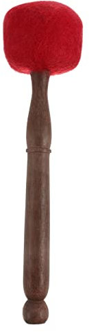 OFFSCH 1 x Schalenstab, Gong-Sangschalen, Zubehör, Sprechstab, Kristallschale, Schlägel, Chakra-Schale, Schlägel, tibetische Heilschale, tibetische Schale, Holz-Buddha-Soundschale, Bedienungsanleitung