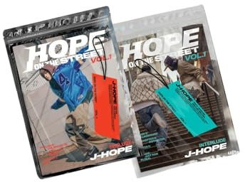 Generic J-HOPE - HOPE ON THE STREET VOL.1 Album (2 Versionen Set) + AtoZ Verkäufergeschenk