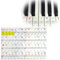 Klavier Keyboard Noten Aufkleber für 88/76/61/54/49/37 Tasten Farbige Klavieraufkleber für Keyboards Piano Kinder Lernen Anfänger