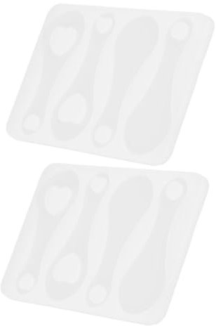 VILLCASE 2pcs Trolley Token Mold Silicone Shopping Cart Coin Casting DIY Key Ring Mold for Crafts Trolley Token DIY Key Chain Using for Crafting Projects