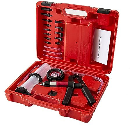 Pompe à Vide, Pompe à Vide d'air, Kit de Pompe à Vide for purgeur de Frein Manuel Kit de testeur de purgeur de Frein à Main pour CVC/réparation et Entretien Automobile