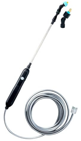 Wisylizv - Pulverizador de Jardín Recargable - Pulverizador Eléctrico para Plantas con Varita Telescópica - Portátil Alimentado por Batería