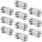 eMagTech 10 Sets Bicycle Chain Link Split Connector Pin Spacing 12.5mm Pin Diameter 3.5mm Total Width 9mm Fits Most 1-3 Speed Chain Bikes 20.9x10.3mm Silver