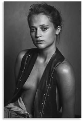 SANWYA Alicia Vikander berühmter weiblicher Filmstar 2 Poster, Schlafzimmer, Prominente, dekorative Gemälde, ungerahmt, 20 x 30 cm