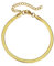 Dreamtimes Schlangen ketten armband für Frauen Männer Zierliches einfaches Armband Gold Schlangenkettenarmband Fischgrätenkettenarmband Schlangenkette Zierliches einfaches stapelbares Armband