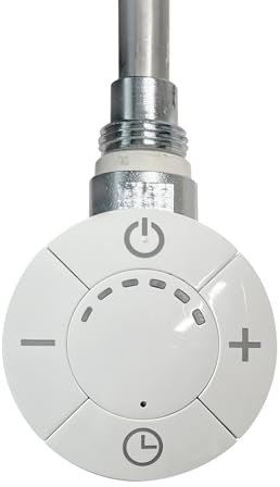 White 300w HT Element Thermostatic Electric (Thermostatic Controlled) for Radiator Towel Rail Bathroom Electric Heating