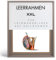 NB Akzent Schattenfugenrahmen XXL 80x120 cm - Grau – Leerrahmen mit Tiefeneffekt aus MDF Holz in zerlegter Form – für Leinwandbilder auf Keilrahmen