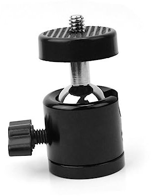 Housoutil Mini-stativkopf Mit -Gewinde Kompakt Und Tragbar Aus Kunststoff Und Metall Schwarz Max Belastung Höhe Für Kamera Und Camcorder