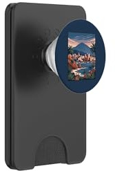 Tenerife Canary Islands Spain Coastal Skyline Vintage Travel PopSockets PopWallet for MagSafe