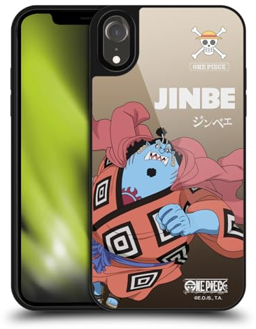 Head Case Designs Officially Licensed One Piece Jinbe Graphic Art Gel Armour Case [Military Grade Protection] Compatible With Apple iPhone XR