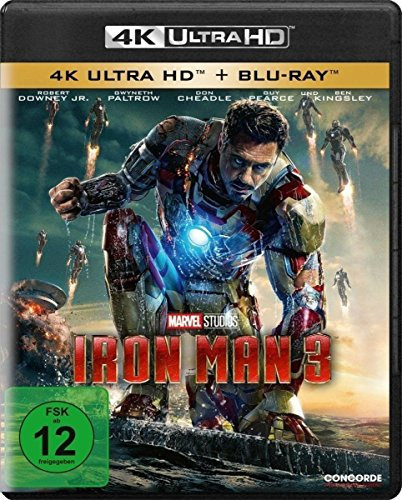 Iron Man 3 (4K Ultra HD) (+ Blu-ray) [2012] [Region A & B & C]