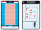 Pure2Improve Unisex Trainingsboard Taktiktafel, Volleyball, 35x22cm EU