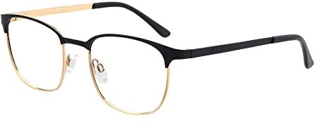 Edison & King Lesebrille Royal: Zeitlose Eleganz veredelt mit Premiumgläsern inkl. Bluelightprotect (Gold, +1.50 dpt)
