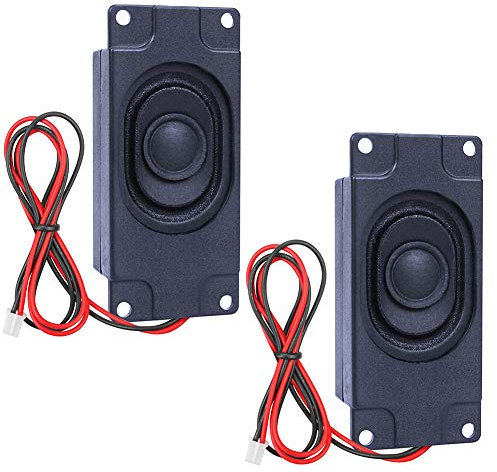 InduSKY 2 Stücke Lautsprecher 3 Watt 8 Ohm mit JST-PH2.0 Schnittstelle für Arduino Electronic DIY-Projekte