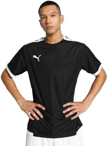 PUMA Herren Teamliga Jersey Shirt, Black White, XXL EU
