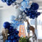 138 Stück Luftballons Blau,Ballon Girlande,Ballonbogen Kit,Luftballon Girlande,Blau Silber Ballons,Helium Ballons Deko,Latex Ballons für party Geburtstagsfeier Hochzeit Jubiläum Weihnachtsdekorationen