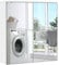 Yaheetech Bathroom Cabinet with 2 Mirror Doors Wall Mounted Storage Wall Cabinet Cupboard Unit with Adjustable Shelf for Living Room, Laundry Room, Mudroom, White