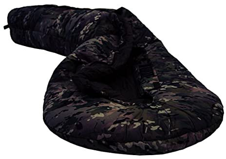 Carinthia Defence 4 200 Large Hochleistungs-Winterschlafsack Schlafsack für Temperaturen bis -15° Multicam Black