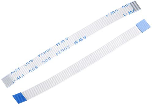 sourcing map FFC FPC Flat Flexible Cable, 8 Pin 0.5mm Pitch 60mm Long (A Type) for LCD 3D Printer Camera DVD TV Laptop Audio Pack of 10