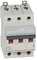 Legrand 407861E, Interruptor Automático Magneto Térmico, 3P, 25A, Curva C, 10 kA, 3 módulo, DX3