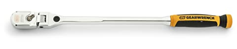 GEARWRENCH81054 Ratsche mit 1/2-Zoll-Aufnahme, 120XP, Flexkopf-Ratsche mit poliertem Griff - 81375