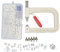 Macchina Manuale per Incastonare le Perle Kit Macchina per Incastonare le Perle Set di Borchie per Rivetti di Perle con Pressa a Mano Perle Posizionamento Accurato Macchina Manuale per Incastonare le