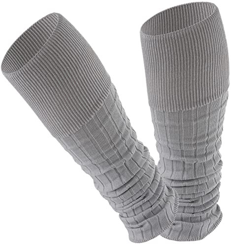 TODO Stulpen Baumwolle Damen - Weich und Bequem Beinlinge zum jeden Tag, Tanzen, Sport, Gym, Bergtouren - Beinwärmer (Grau)