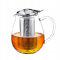 Wilmax Glass Teapot with Strainer Insert 800 ml Teapot Tea Maker for Loose Tea Completely Transparent Removable Filter Pot Function Dishwasher Safe Gift Idea