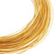 BENECREAT 0.4mm/26Gauge 49.21 Feet Real 18K Gold Plated Square Brass Wire for Jewelry Making - Soft Metal Craft Wire for Necklace Bracelet and Handmade Projects
