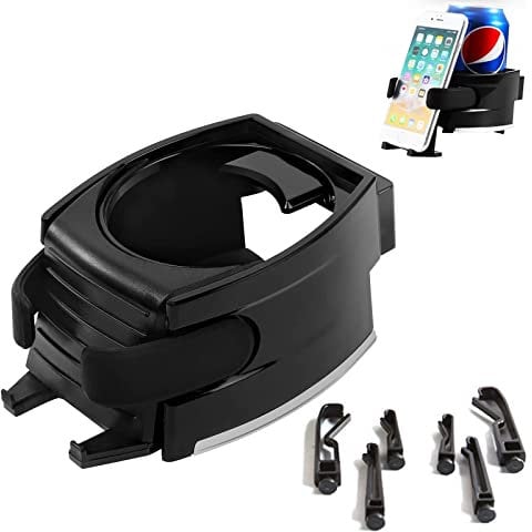 Handyhalterung Auto Universal Auto Getränkehalter Lüftung 2 in 1 Handyhalterung Halterung für alle Phones Trinkflasche Flaschen Kaffee Flaschen Dosen