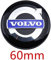 4 Stück Radnabenkappen Nabendeckel Felgendeckel Felgenkappen Radnabenabdeckung Radkappen 60mm für Volvo S40 S60L S80L XC60 XC90,A