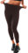 Leafigure Leggings Damen High Waist - Leggins Blickdicht Braun für Sport Gym Yoga XXL
