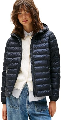 Tommy Hilfiger Damen Jacke Padded Global Stripe Jacket Übergangsjacke