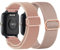 TUCOMO Armband für 19mm Veryfitpro ID205L, Willful ID205L SW021/YAMAY ID205L SW021/LIFEBEE ID205L, Dehnbares Nylon Geflochtenes Loop Elastische Ersatzband für Uwatch3 GT Ufit Herren Damen