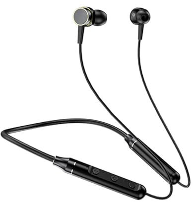 Docooler Kabelloses Headset mit Nackenbügel BT5.1, Sport-Nackenbügel-Ohrhörer, In-Ear-Kopfhörer, Ultraleicht, Geräuschunterdrückung, HiFi-Klangqualität, Lange Nutzungsdauer