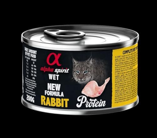 ALPHA SPIRIT Feline Kaninchendose, 6 x 200 g